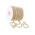 thumbnail image 1 of DIY Crystal 10 Yard Rhinestone Close Chain Clear 3mm for Trim Sewing Craft Golden, 1 of 9