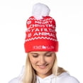 thumbnail image 6 of Home Alone Merry Christmas Ya Filthy Animal Fold Cuff Pom Adult Knit Beanie, 6 of 8