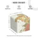 thumbnail image 4 of Fotbe World Map 1 Porta Pañuelos Decorativo de Cuero, Caja Cuadrada Moderna para Pañuelos Faciales, Organizador y Dispensador 5x5x5'', 4 of 7