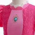 thumbnail image 7 of KAWELL Princess Pink Peach Costume for Girls Halloween Cosplay Dress Up 9-10 Years, 7 of 7