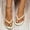 Beige, variant on Laonim Women's Casual Beach Solid Color Slippers Beach Shoes Flip Flops Shoes