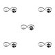 thumbnail image 3 of Kenally Personalice el coche: exprese la creatividad con calcomanías Pegatinas para paredes Calcomanías y calcomanías para autos Type2 NO2, 3 of 6