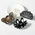 thumbnail image 3 of Halloween Hair Grip Bat Butterfly Shape Strong Claw Anti-slip Spooky Scary Atmosphere Photo Prop Halloween Party Headwear Hair Clamp Hair Clip, 3 of 8