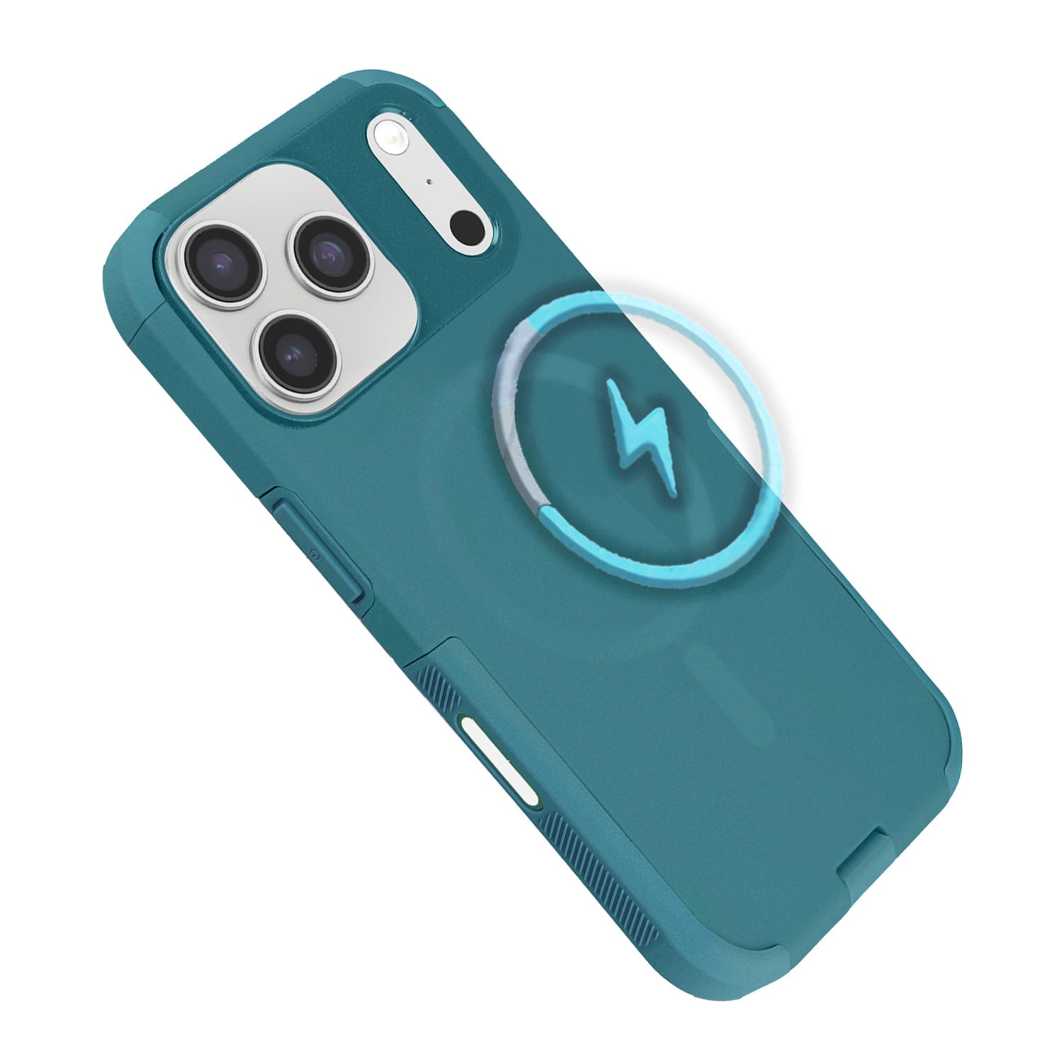 Dual Layer Cases with Wireless Charging for iPhone 17 Pro Max - Dark Green