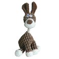 thumbnail image 1 of Fun Pet Toy Donkey Shape Corduroy Chew Toy For Dogs Puppy Squeaker Squeaky Plush Bone Molar Dog Toy Pet Training Dog Accessories Multi-color optional, 1 of 3