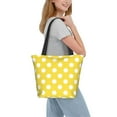 thumbnail image 2 of Disketp Yellow And White Polka Dot Bolsa de Hombro Casual para Mujer, Bolso Cruzado para Compras, Viajes y Uso Diario, 2 of 6