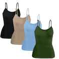 thumbnail image 1 of Set 4 Blusas Mujer Tirantes Unitalla Casual Blusa Crop Top Dama, 1 of 5