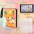 thumbnail image 4 of Trading Card Binder, 4-Pocket Card Book Cases with Sleeves for TCG Game, Holds Up to 400 Cards, 4 of 6