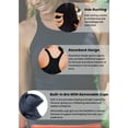 thumbnail image 2 of Calypsa Women's and Women's Plus Tankini Maya Swim Top with Removable Cups, 2 of 10