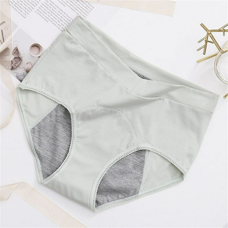 eczipvz Cotton Underwear for Women Women's Comfortable Seamless Lace Lace  Briefs Pure White Breathable Women's Underwear Green,XL