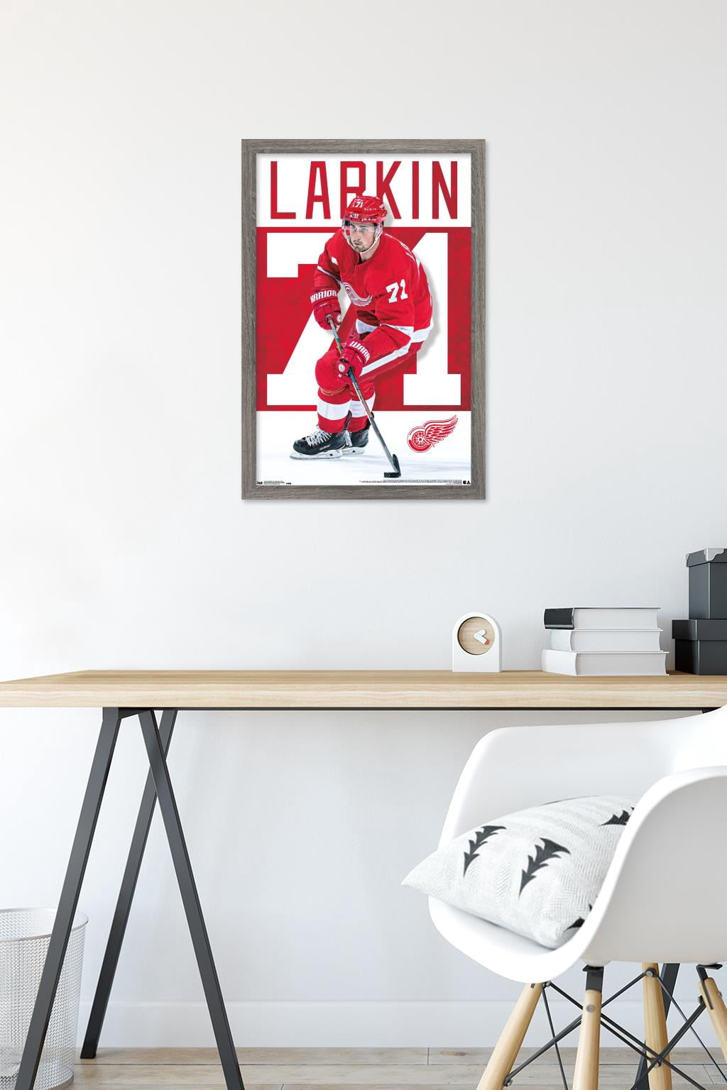NHL Detroit Red Wings - Dylan Larkin Wall Poster, 14.725" x 22.375" Framed