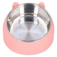 thumbnail image 2 of Heating Cat Bowl Cat Bowl Cat Food Bowl Stainless Steel Food Bowl Pet Heating Bowl Nordic Stainless Steel To Protect Cervical Spine Constant Temperature Cat Food Bowl US Plug, 2 of 8