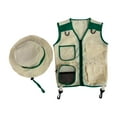 thumbnail image 3 of Chaleco y sombrero de explorador CUTICAT para niños disfraz de actividades al aire libre, 3 of 8