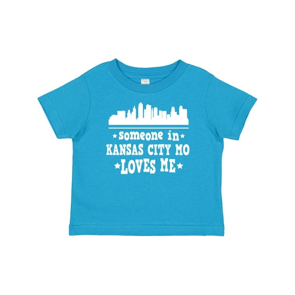 Inktastic Kansas City Missouri Loves Me Skyline Boys or Girls Baby T-Shirt