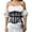 Black, variant on ,Underbust Corsets Belt for Women Mesh Lace-Up Boned Waist Cincher Shapewear for Weddings & Going Out Beige XS
