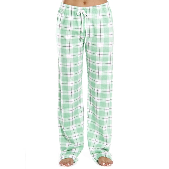 ABATAB Womens Pajama Pants Plaid Stretch Comfy Lounge Pants Drawstring Sleepwear Soft Loose Pj Bottoms with Pockets