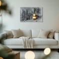thumbnail image 4 of Northlight LED Lighted Winter Woods with Train Canvas Wall Art - 15.75" x 23.75", 4 of 9