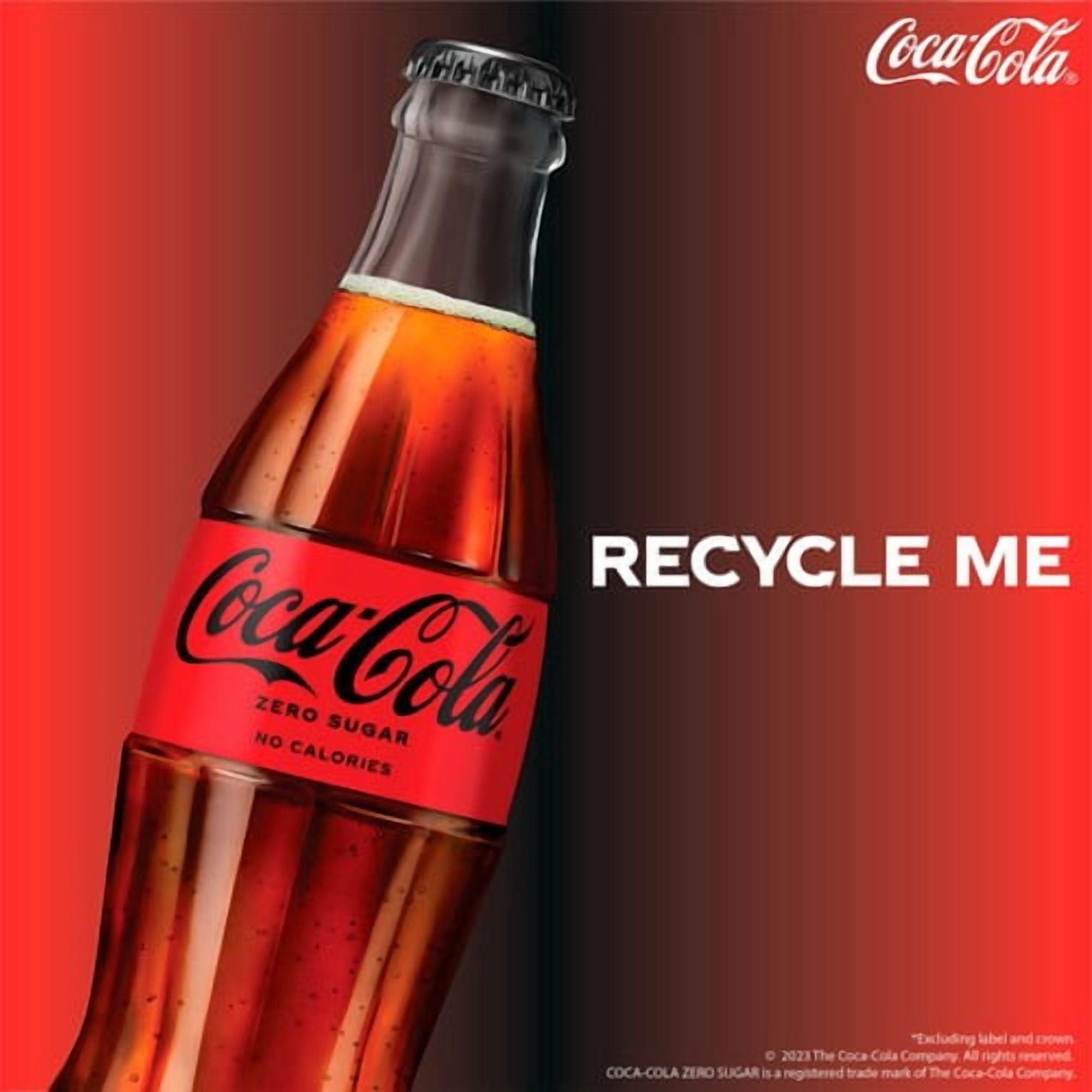 Coca-Cola Zero Sugar 4 x 250ml, British Import (Pack of 2)