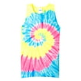 thumbnail image 2 of Mens Cotton Tank Top Tie-Dye Sleeveless Shirt for Sports, Gym, Fitness Multi Color x-Large, 2 of 6