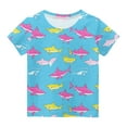 thumbnail image 6 of Kids 3d Print Graphic Tees Short Sleeve T Shirts forBoys Girls 4-14 Years, 6 of 6