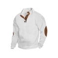thumbnail image 1 of SUNSIOM Men's Fall Henley Sweater Patchwork Button Down Long Sleeve Knitwear Loose Fitting Pullover, 1 of 6