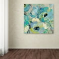 thumbnail image 3 of Trademark Fine Art 'Fresh Teal Flowers III' Canvas Art by Silvia Vassileva, 3 of 3