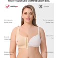 thumbnail image 3 of REJODA-Front Closure Bras for Women Post Surgery Full Coverage Sports Bras Wireless with Adjustable Straps, 3 of 4