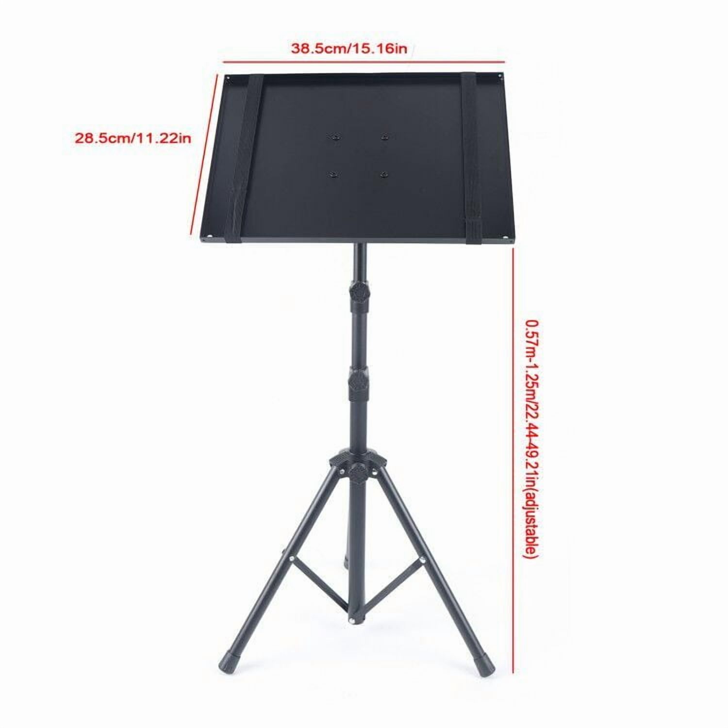 DENEST Mobile Projector Floor Tripod Stand Laptop Holder with Tray Adjustable Height