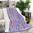 thumbnail image 2 of Throw Blanket Cow Print 50x60 Inches - Fleece Blankets Soft Warm for Bedroom Couch Sofa Gifts Black Brown Family Leopard Blankets, 2 of 5