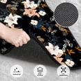 thumbnail image 2 of Daiia Lilies Flowers Printed Car Floor Mats Set of 4, Durable Non Slip Auto Floor Carpet, Car Interior Carpets Proof Foot Pads Anti-Slip Cushion Automoetive Accessories, 2 of 6