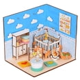 thumbnail image 3 of 1/24 de Bricoje en Casa de Desmontable Dormitorio de Bebé Rompecabezas de Juguete Hugo Kit de casa de muñecas DIY, 3 of 10