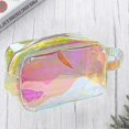 thumbnail image 2 of Transparent Toiletry Pouch Portable Cosmetic Organizer Bag Washable Clear Makeup Bag, 2 of 3