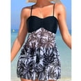 thumbnail image 2 of Delconic Women Swimsuit With Shorts Flowy Two Piece Swimsuits Bathing Swimwear, 2 of 4