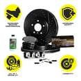 thumbnail image 4 of Hart Brakes Front Brakes and Rotors Kit |Front Brake Pads| Brake Rotors and Pads| Semi Metallic Brake Pads and Rotors| Hardware Kit and Brake Sensor - BHC1.63032.53, 4 of 7