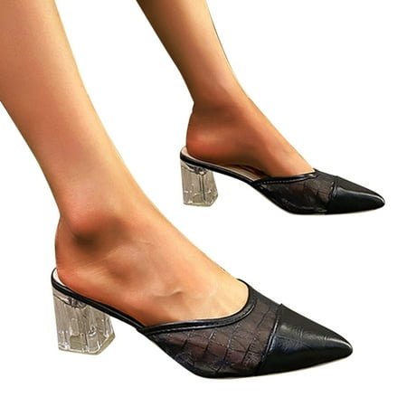 

ãYilirongyummã Black 38 Sandals Women Sandals For Women Ladies Heel High Heel Bownot Casual Shoes