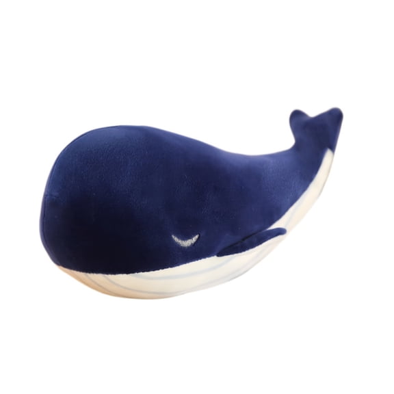 Soft Huggle Plush Whale Stuffed Animal Doll Cute Marine Animal Plush Pillow Sofa Bedroom Decor Gift