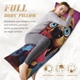 thumbnail image 3 of Yiaed Body Pillow Cover, Ultra Soft Microfiber Pillowcases, Breathable Long Pillow Case, Envelope Closure-Cartoon Big-Eyed Dog (20x54 inch)（Pillow core not included）, 3 of 5