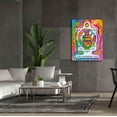 thumbnail image 6 of Epic Graffiti 'Aquarius' by Dean Russo, Canvas Wall Art, 40"x54", 6 of 8