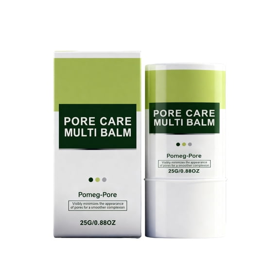 Cactus Pore Relief Multi Balm Stick, Instant Cooling Balm for Pore Tightening, Reduces Puffy & Enlarged Pores, Soothes Skin with Cactus Extract for Face & Nose, 25g