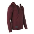 thumbnail image 3 of ZIMEGO Men's Long Sleeve Vintage Thermal Hoodie - Athletic Fit Pullover Hooded Henley Shirts, 3 of 6