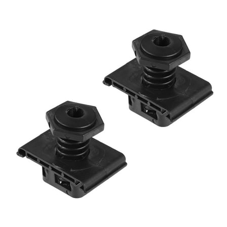 2 Pcs Adjustable Hood Bumper Buffer No.55276482AB/68217759AA for Dodge for Ram 2500 2003-2005 for Jeep