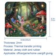 thumbnail image 5 of PhooArto Comfortable Mouse Pad Forest Fairy and Mushroom Desktop Mousepad , 21 x 25 cm Mouse Mat, Non-Slip Rubber Base, Improves Speed and Precision, 5 of 7