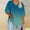 Style1-Army Green oversized tshirts for women, variant on Mceream 3/4 Sleeve Tops for Women Plus Size Tunic Tops Oversize Tie Dye V Neck Shirt Summer Casual Tunics Blouses Ladies Loose Fit T Shirt Wine XXXL