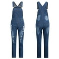 thumbnail image 4 of Gvmfive Women Loose Denim Overalls Jumpsuit Jeans Bibs Dungarees Trousers, 4 of 8