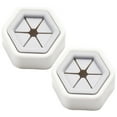 thumbnail image 1 of Mosiee 2Pcs Creative Towel Storage Racks Hanger Adhesive Towel Plug Holder Wall Mounted Bathroom Waterproof Kitchen Rag Clip Organizer, 1 of 9