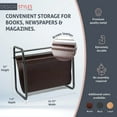 thumbnail image 4 of Desktop Magazine Holder ? Free Standing Floor, Desk and Table Top Storage and Display Stand - Books, Newspapers, Files, Folders ? Decorative Design for Home or Office ? by Designstyles, 4 of 5