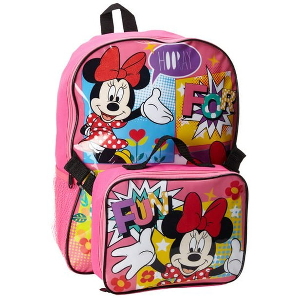 Disney Backpack Disney Minnie Mouse Brights Large School Bag w