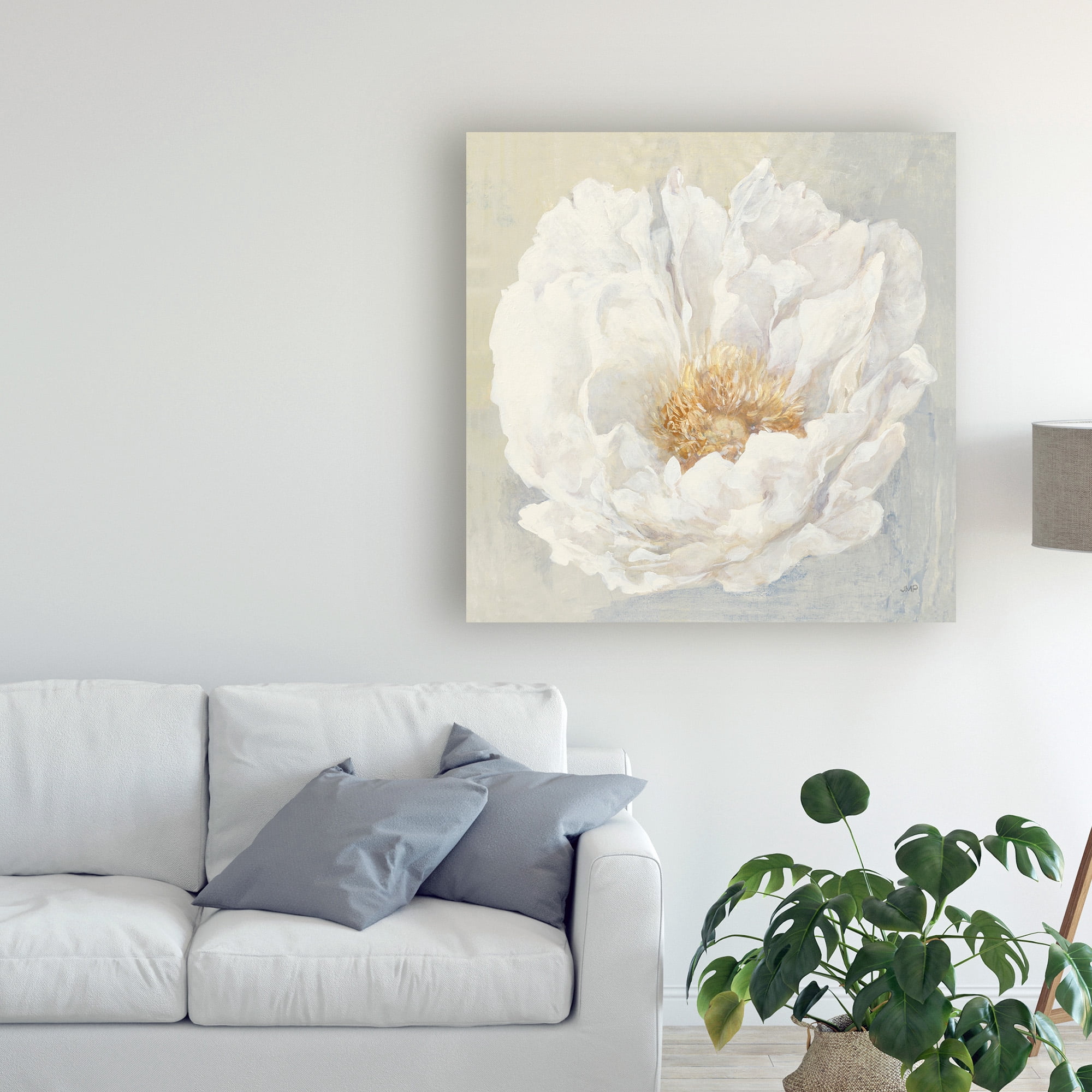 Trademark Fine Art 'Serene Peony' Canvas Art by Julia Purinton