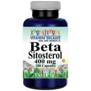 Beta Sitosterol 400mg 180 Capsules by Vitamins Because