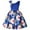 Blue, variant on Tulle Floral Print Prom Dress Long Ball Gown Tiered Formal Dress Strapless Sweetheart Evening Gown One Shoulder Floral Print Maxi Dresses